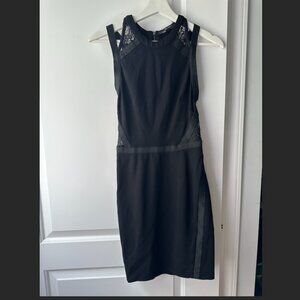 AllSaints black lace dress size 2